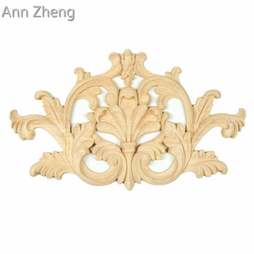 Embossed Flower Design overlays wood appliques